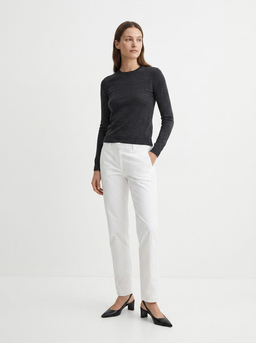 Jil Sander White Pants