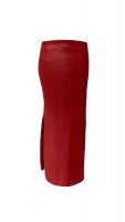 Gucci Red Leather Skirt