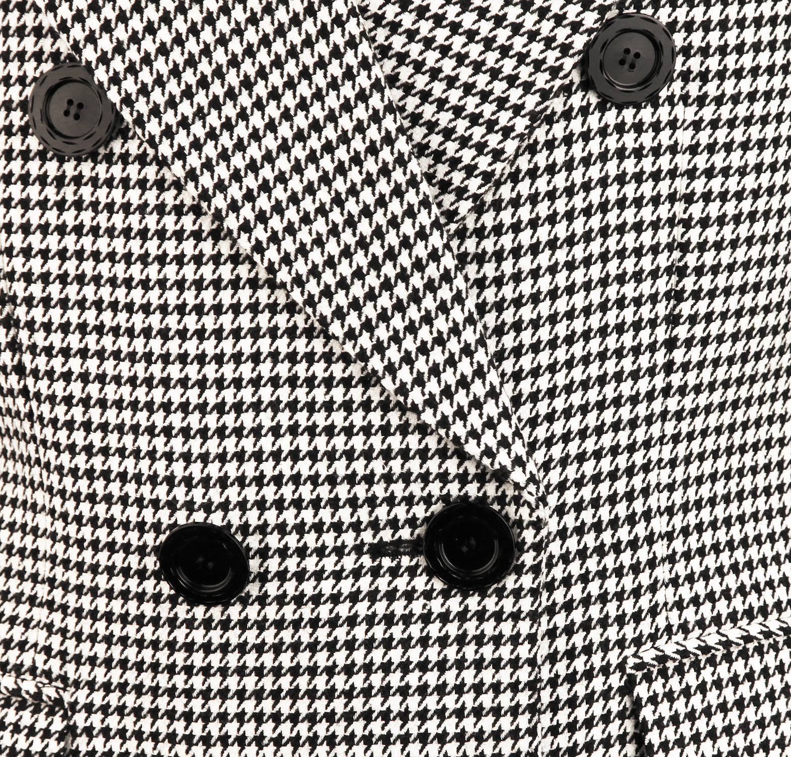 Yves Saint Laurent Black And White Wool Suit