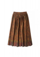 Etro Brown Paisley Skirt