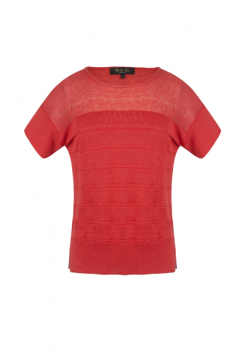 Красный топ Loro Piana