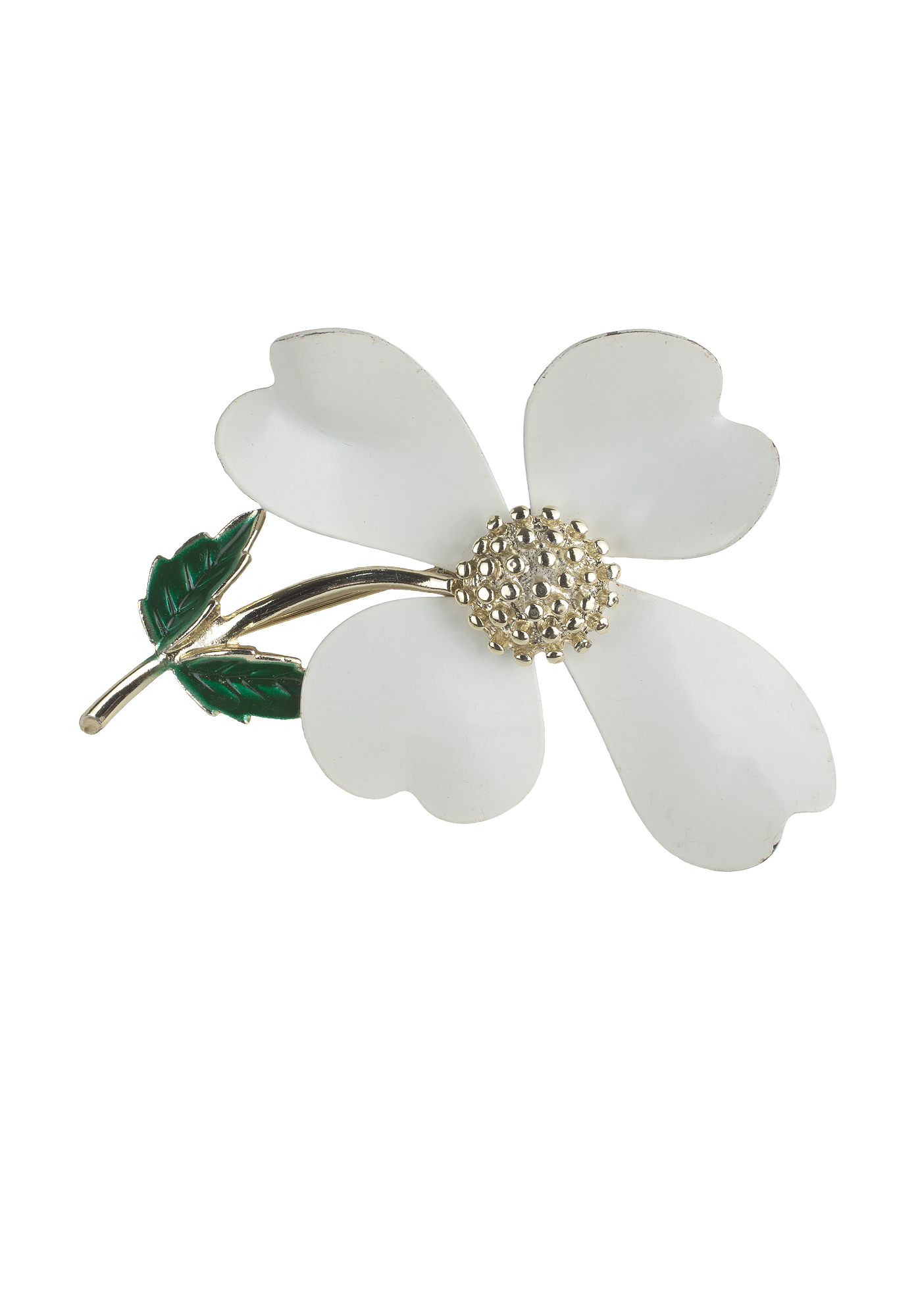Sarah Coventry White Flower Brooch