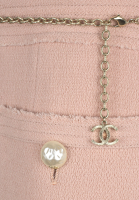Pink Chanel Dress With Pearl Belt