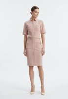 Pink Chanel Dress With Pearl Belt