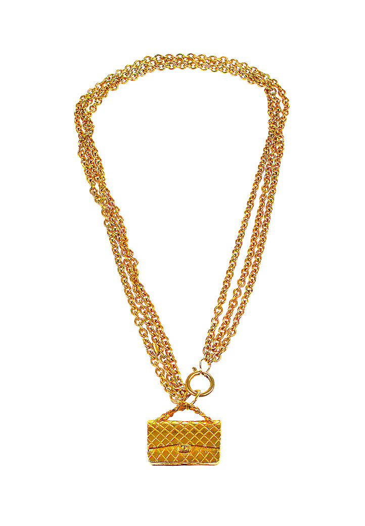 Chanel Bag Charm Necklace-Transformer
