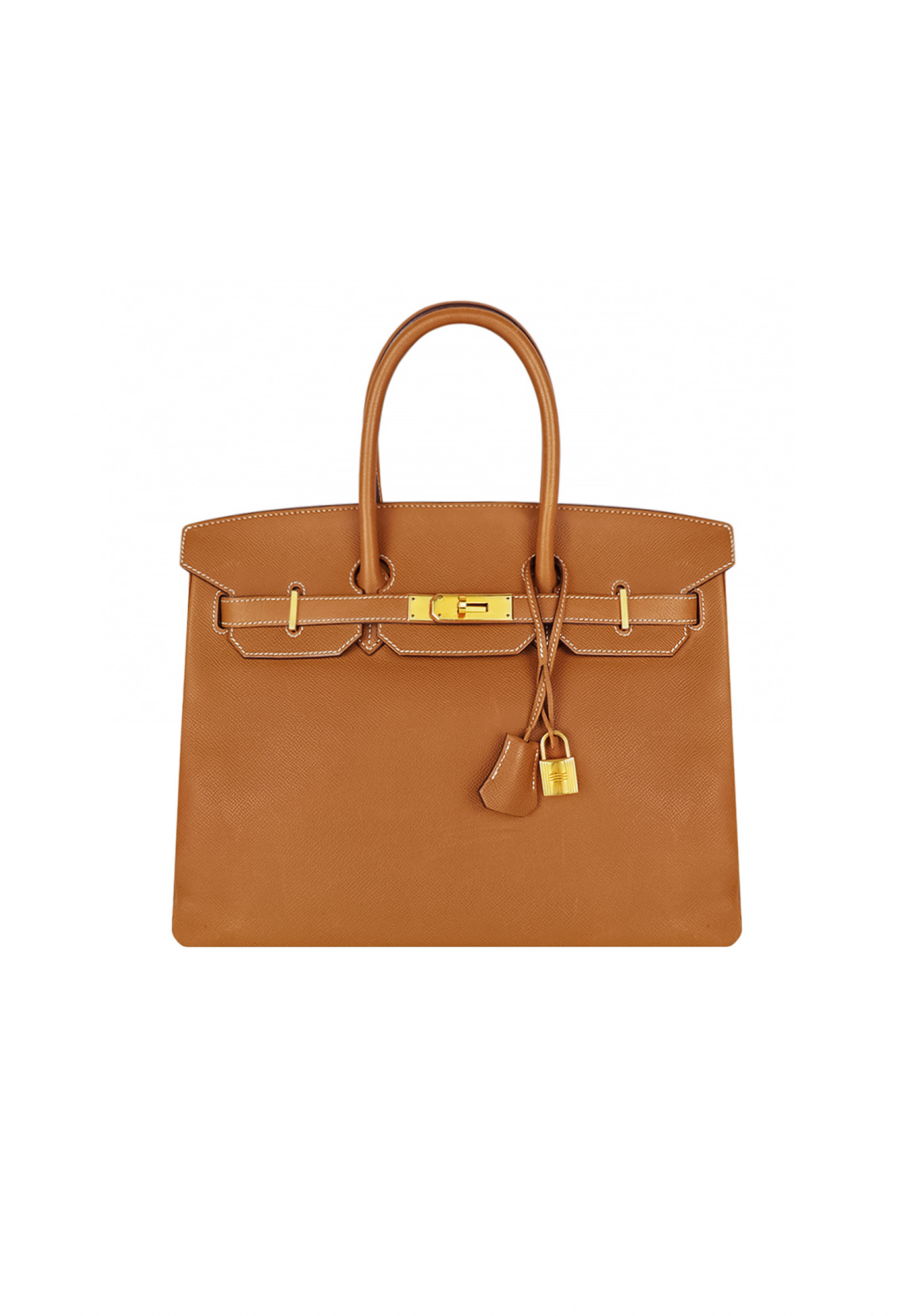 Hermès Birkin 35 Gold Courchevel Bag