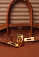 Hermès Birkin 35 Gold Courchevel Bag