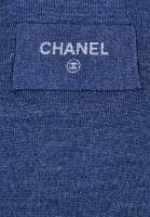 Chanel Blue Long Sleeve Dress