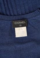 Chanel Blue Long Sleeve Dress