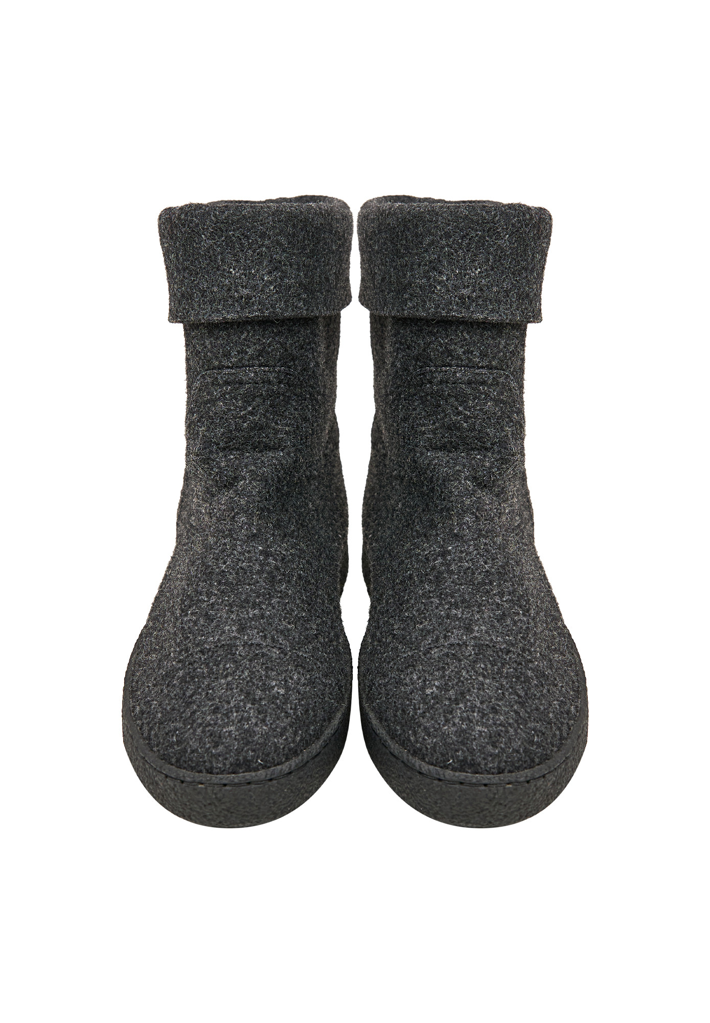 Chanel Wool Logo Boots