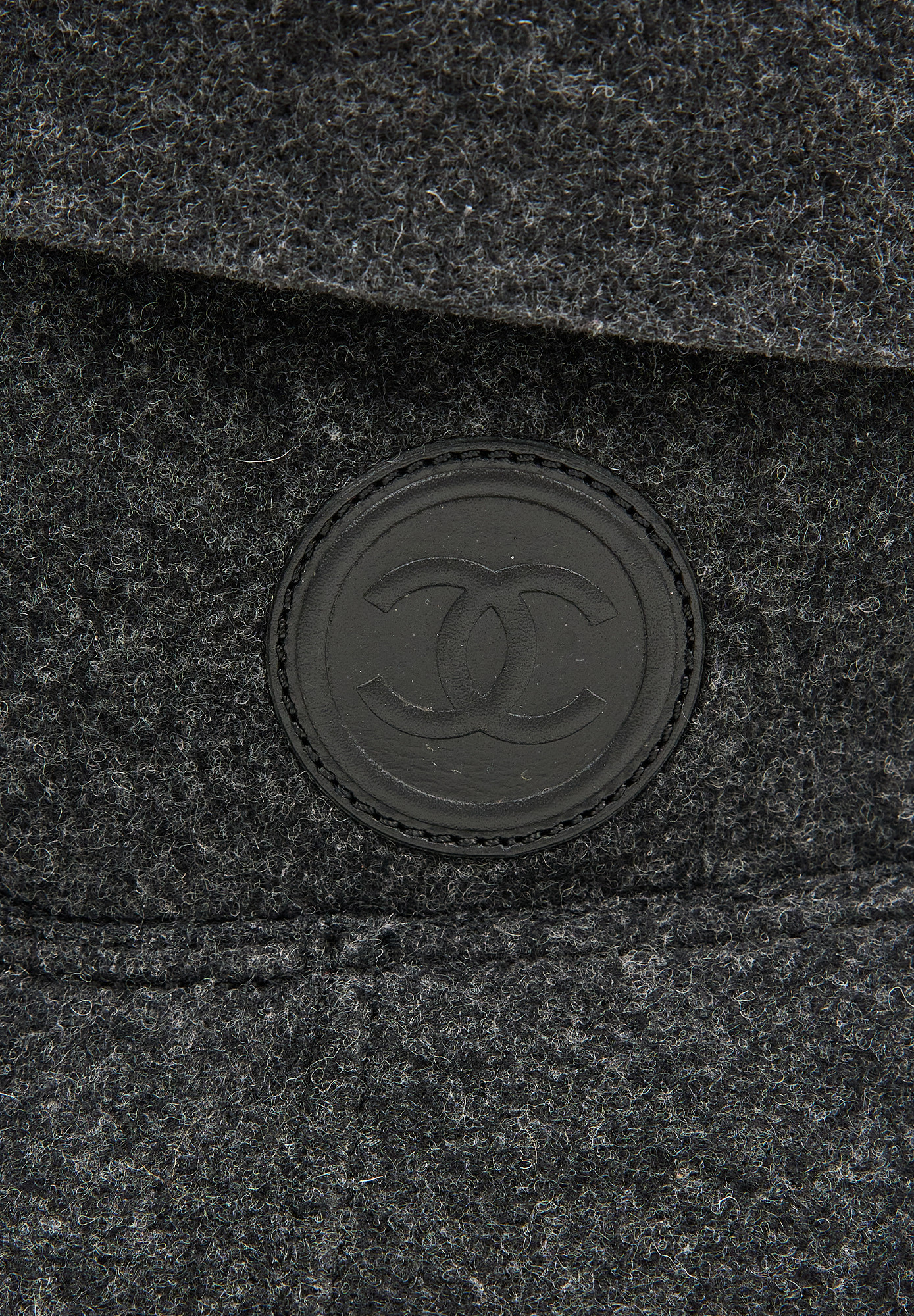 Chanel Wool Logo Boots