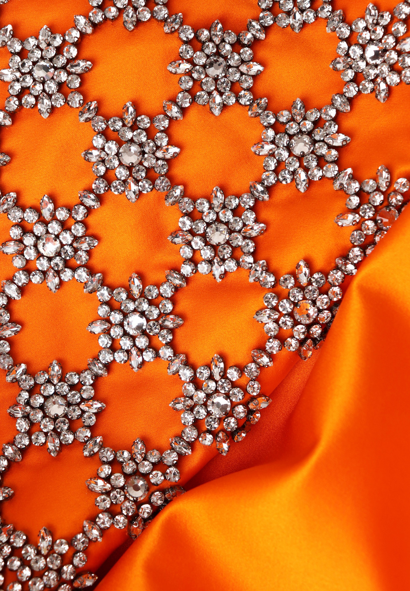 Gucci Orange Suit With Crystals