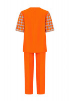 Gucci Orange Suit With Crystals