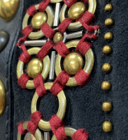 Gucci Black Suede Babouska Indy Boston Bag