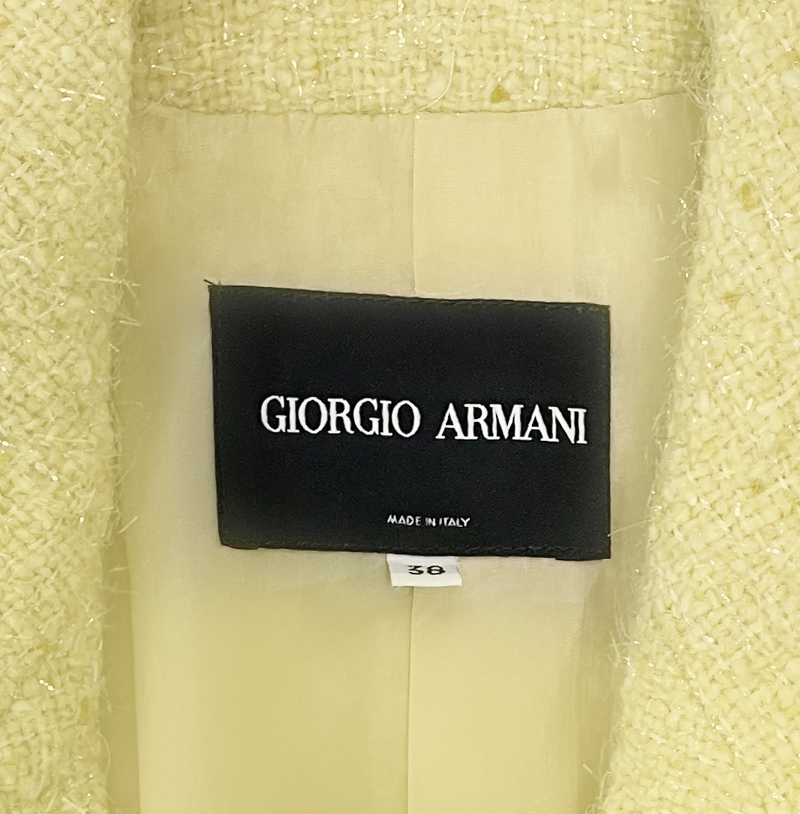 Giorgio Armani Yellow Jacket