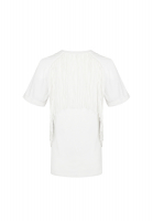 Fendi T-shirt With Sequins And Fringe