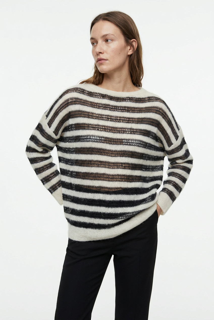 Saint Laurent Striped Sweater
