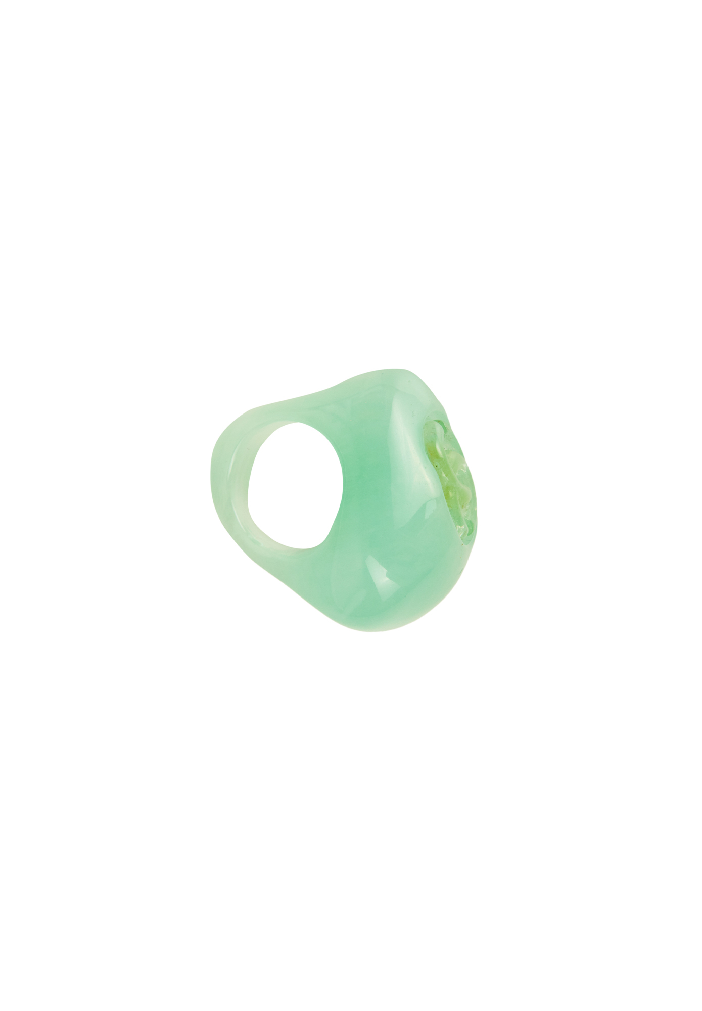 Chanel Mint Logo Ring