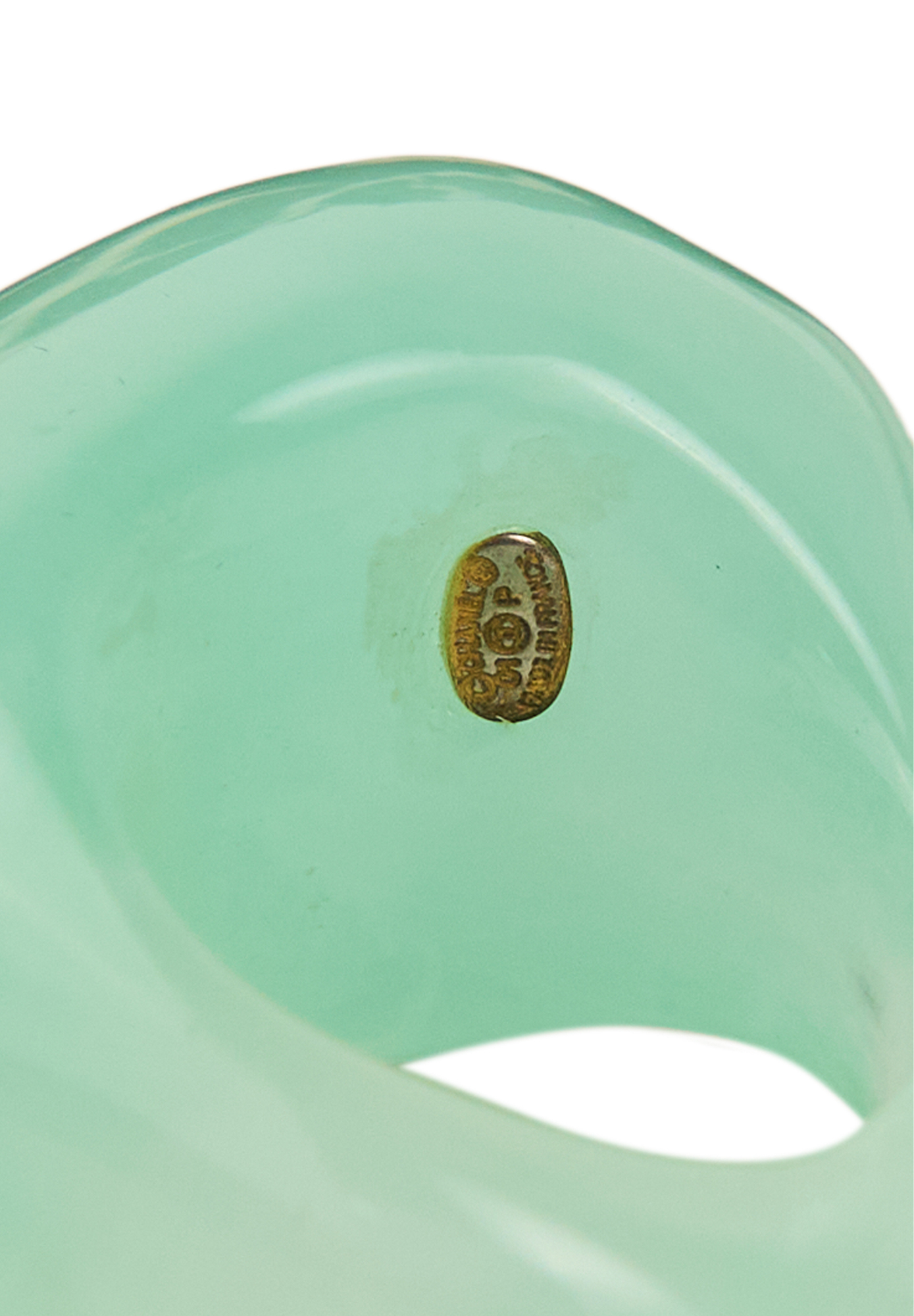 Chanel Mint Logo Ring