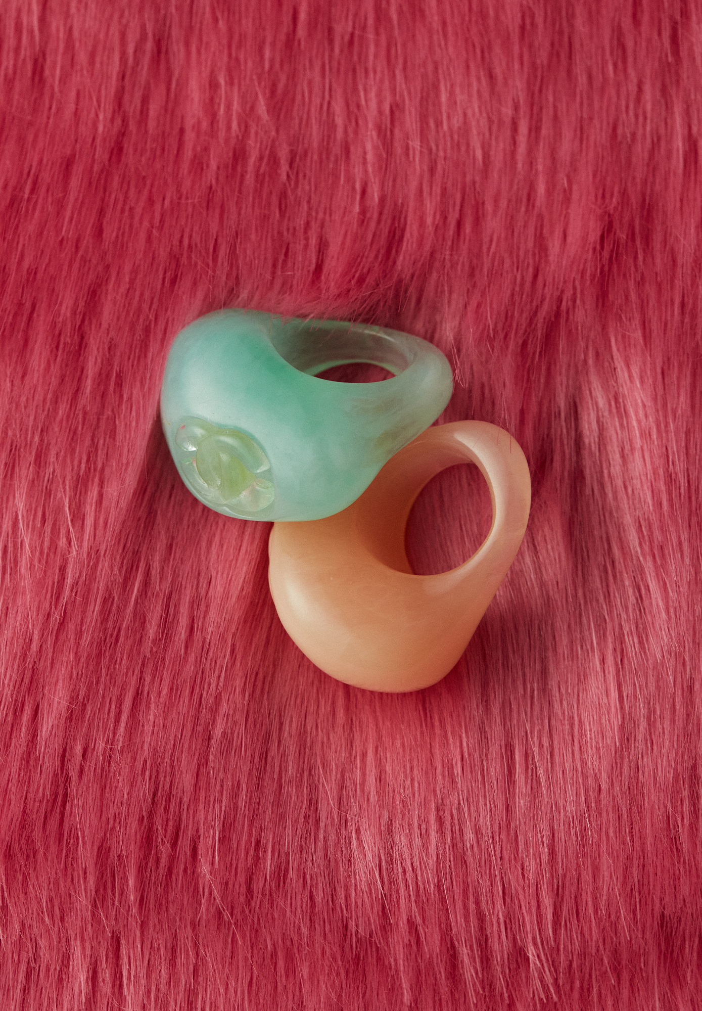 Chanel Mint Logo Ring