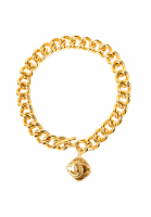 Chanel Logo Charm Chain Necklace