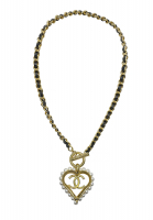 Chanel Heart-Shaped Medallion Necklace
