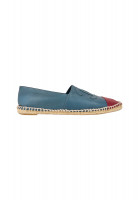 Blue Chanel Logo Espadrilles