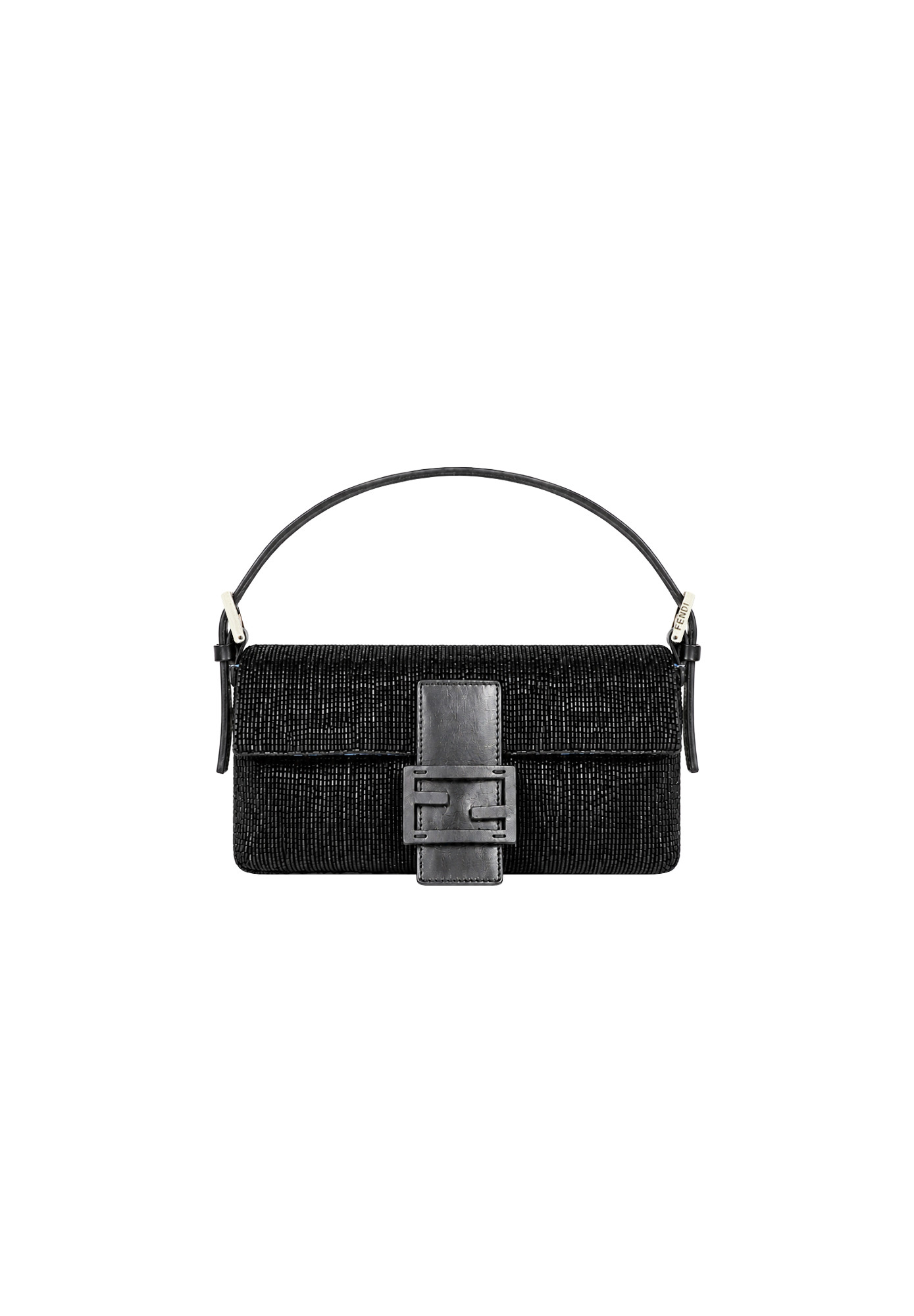 Fendi Baguette Black Beaded Bag