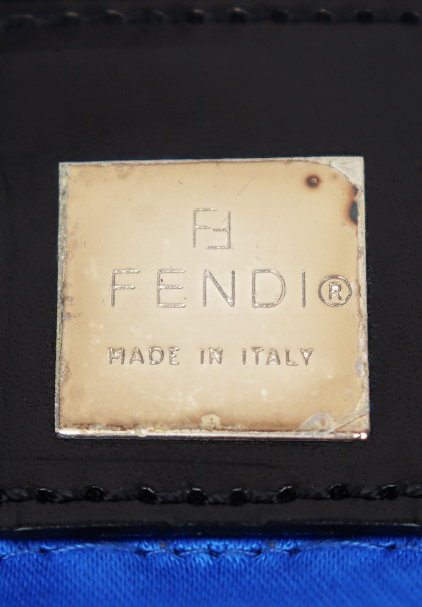 Fendi Baguette Black Beaded Bag