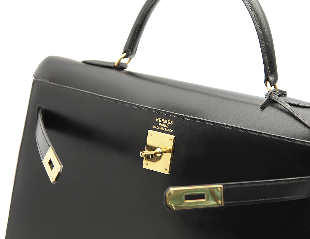 Hermès Kelly 35 Bag In Box Leather