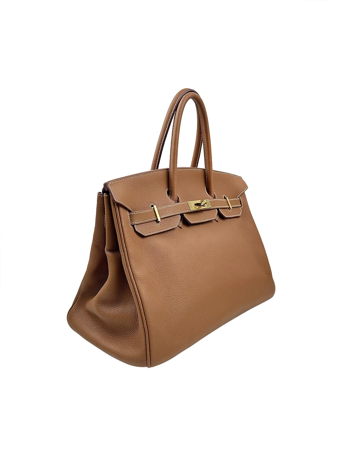 Hermès Birkin 35 Gold Clemence Bag