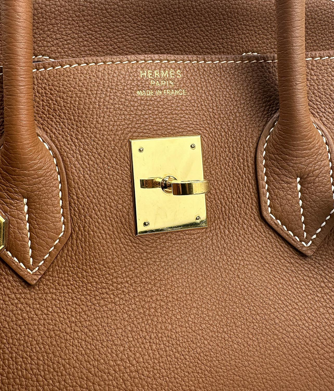 Hermès Birkin 35 Gold Clemence Bag