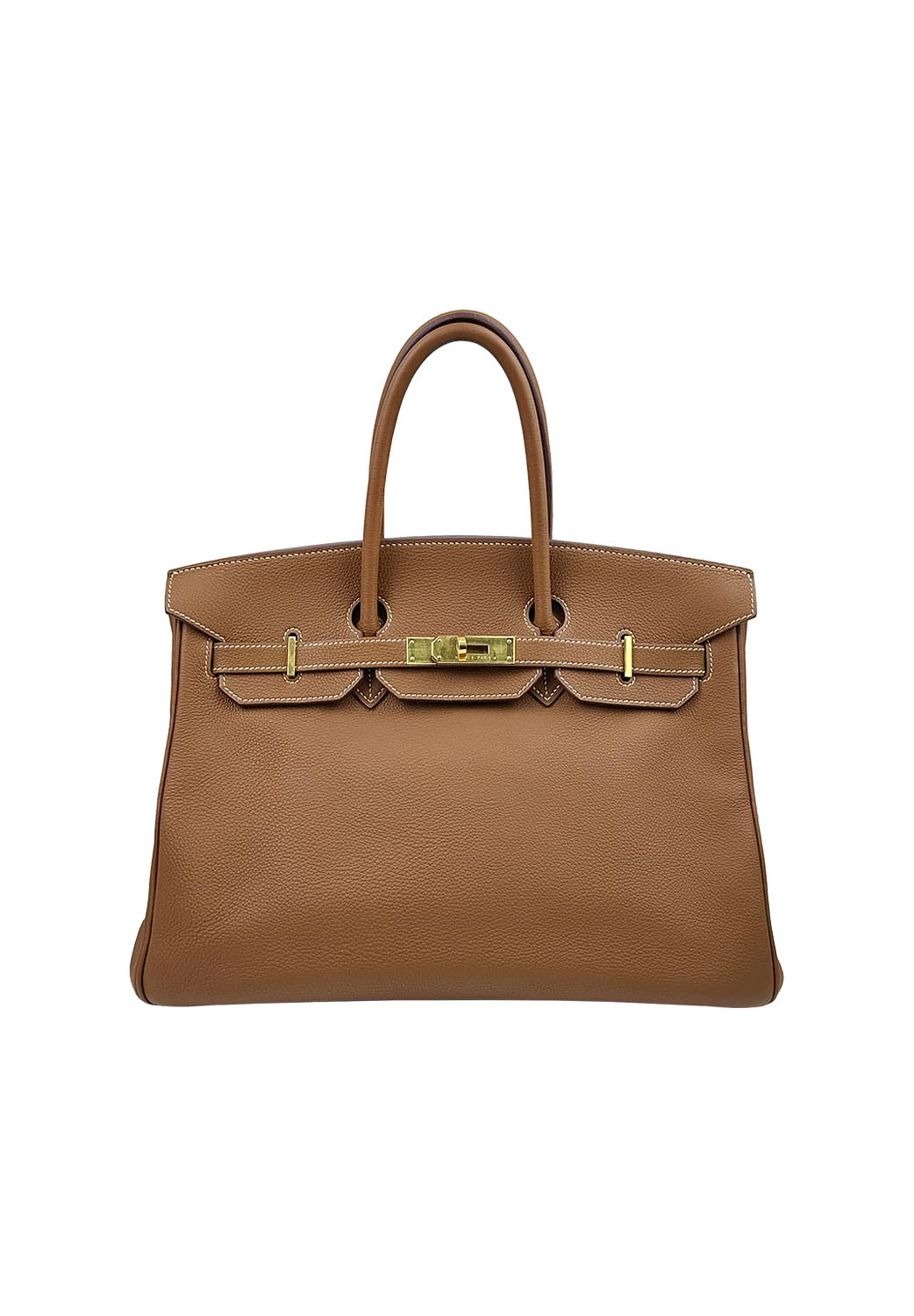Hermès Birkin 35 Gold Clemence Bag
