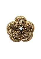 Chanel Crystal Camellia Brooch