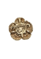 Chanel Crystal Camellia Brooch