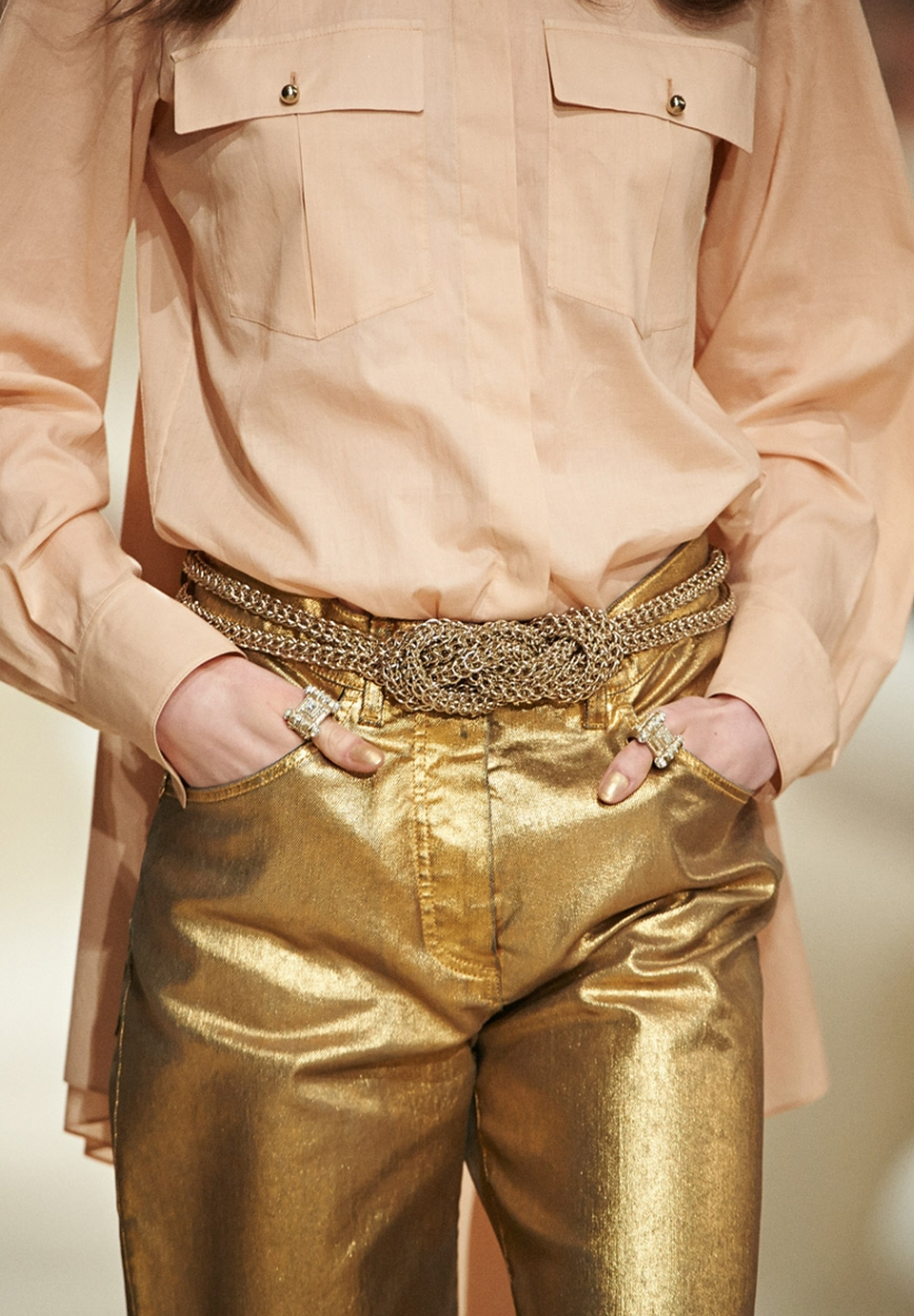 Chanel Blouse With Long Hem