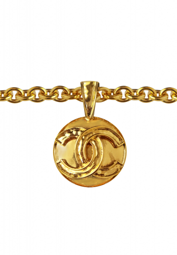 Колье-цепь Chanel с подвеской