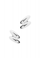 Givenchy silver clip-on earrings