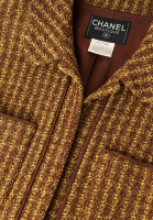 Chanel Jacket With Leather Trim