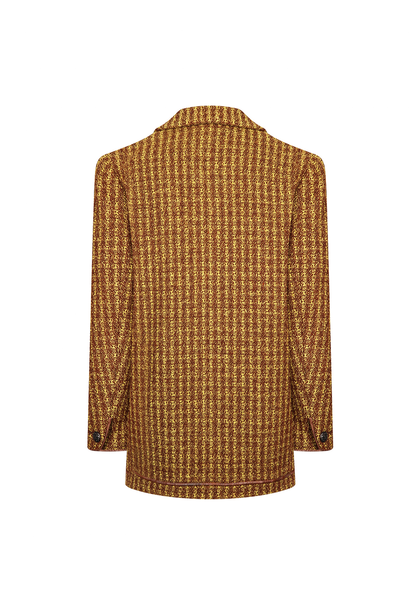 Chanel Jacket With Leather Trim