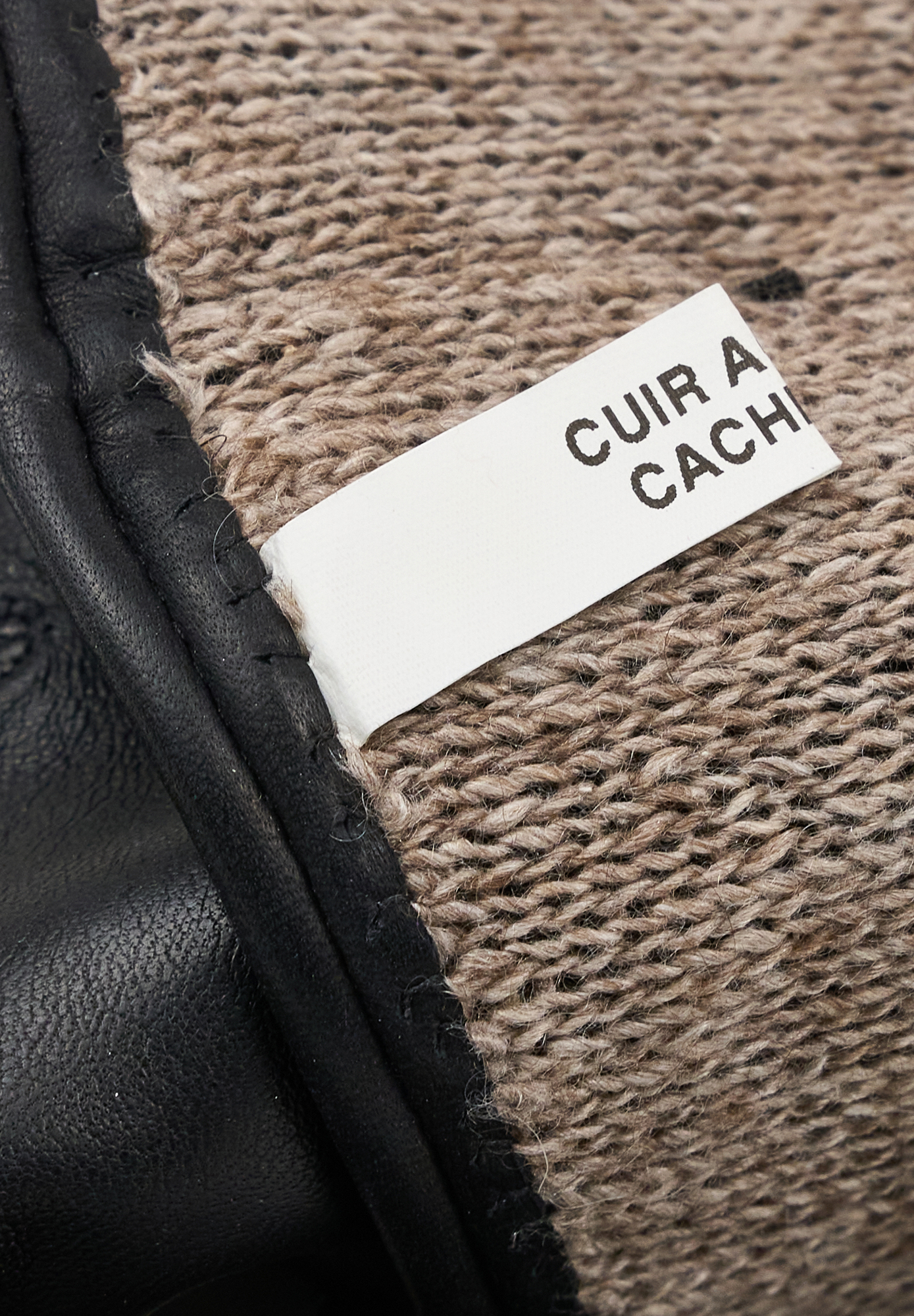 Christian Dior Logo Leather Gloves