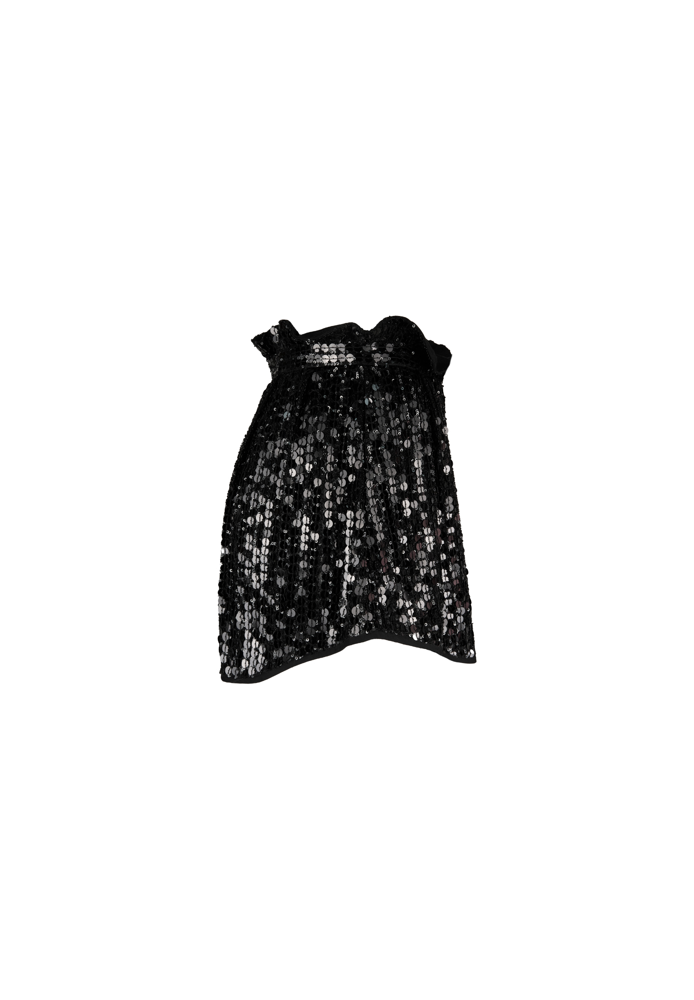 Valentino Black Sequin Shorts