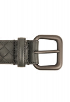 Bottega Veneta Grey Leather Belt