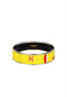Hermès Abstract Print Enamel Bracelet