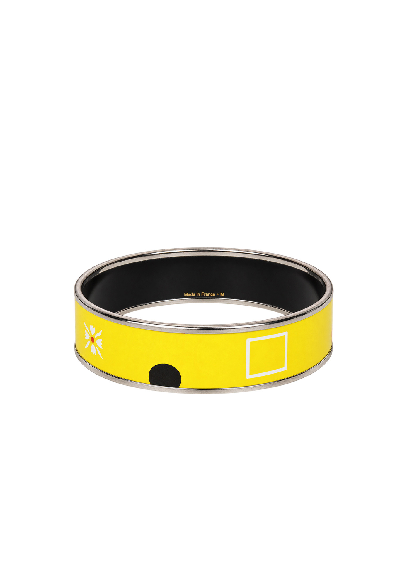 Hermès Abstract Print Enamel Bracelet