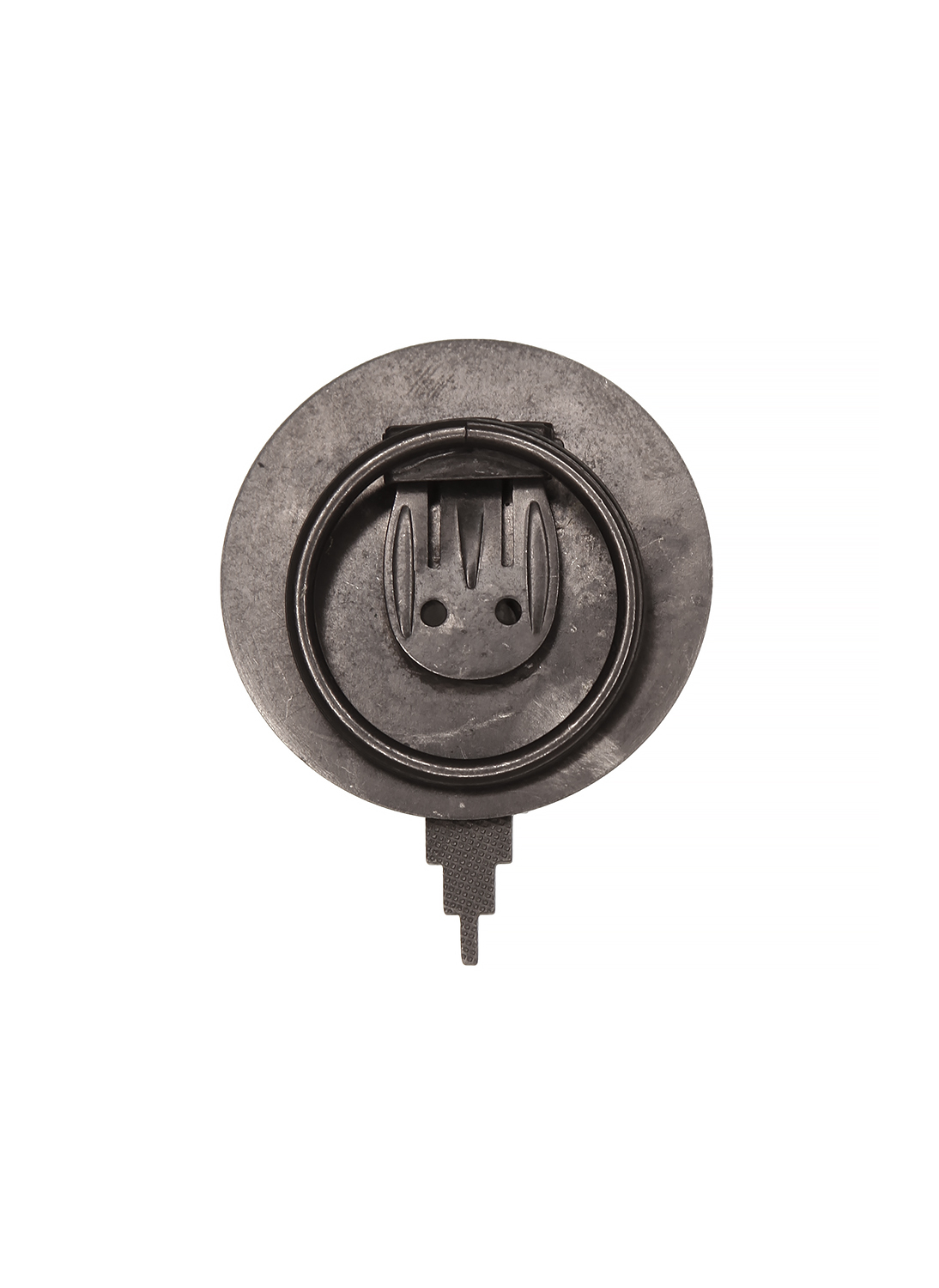 Vintage Black Cabochon Scarf Clip