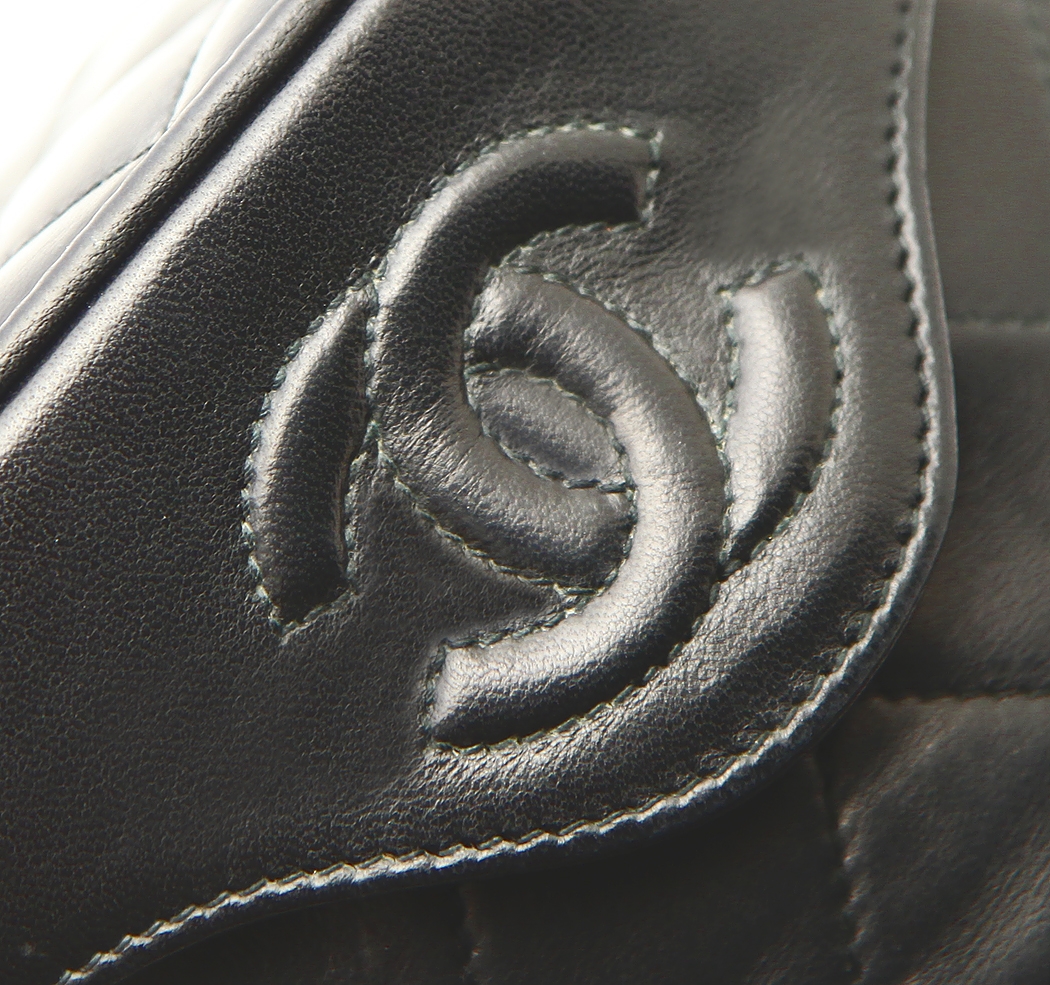 Chanel Black Tasseled Handbag On A Long Chain