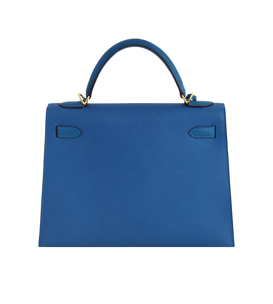 Hermès Kelly 32 Epsom Mykonos Bag