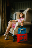 Hermès Kelly 32 Epsom Mykonos Bag