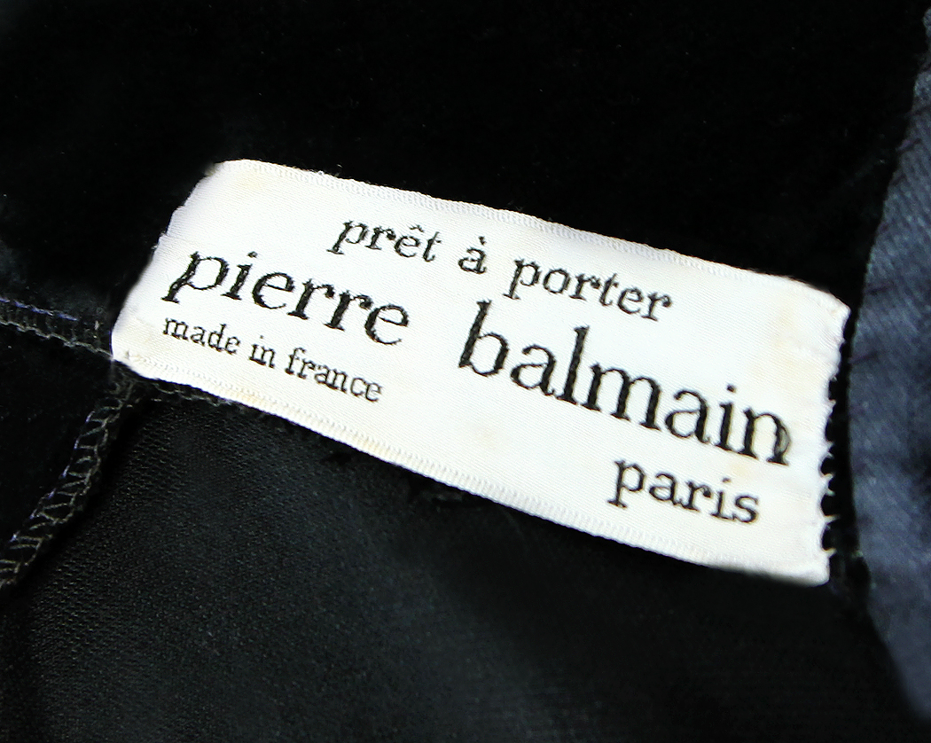 Pierre Balmain Brocade Couture Dress